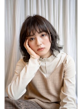 マグノリア オモテサンドウ(MAGNOLiA Omotesando) 伸ばしかけの方にオススメ！ニュアンスミディ・・・HINATA