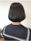 黒髪ボブヘア
