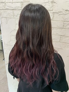 アジールヘア 所沢プロペ通り店(agir hair) グラデーションラベンダー