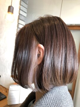 ベランダ(veranda) インナーカラー♪ペールホワイトピンク