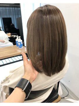 アリュウル 表参道(ALLURE) シアーベージュ/髪質改善トリートメント/くびれミディ