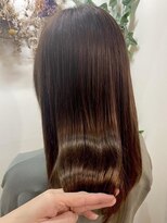 TJ天気予報 1t 津島店 髪質改善水素カラー★ツヤ髪×チョコレートブラウン