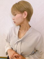 ロンド ストラーダ 心斎橋(Lond strada)&nbsp;ショート×ハイライト白髪ぼかし×シルキーベージュ[心斎橋]