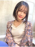 Aimee 町田　オリーブブラウン×ショートボブ