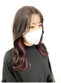 インナーカラー ピンクヴァイオレット