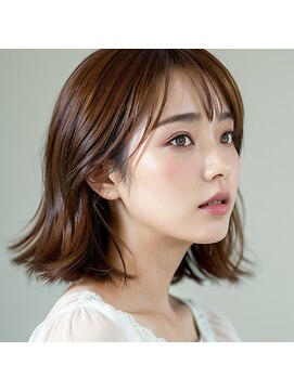 リッカ(ricca) 30歳の大人ガーリー外ハネボブ~チョコレートカラー~