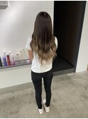 ミディアム→ロング シールエクステ (高槻)