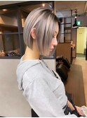 バレイヤージュ、ショコラアッシュ、グレージュ、ハイライト