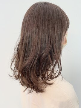 ヘアーデザイン ビビッド(HAIR DESIGN VIVID) ベージュ系ミディアムスタイル