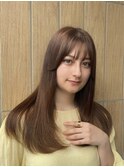 夏のミントベージュカラー