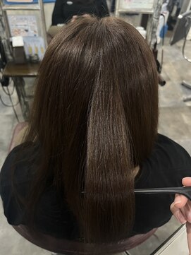 ヘアリゾートエーアイ 浅草店(hair resort Ai) カラーと一緒に髪質改善エアンス