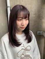 デューヘアー(due hair) 韓国風顔周りレイヤースタイル/ワンカールでも可愛く