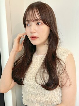 ローネス(LONESS) ロングレイヤー　透明感カラー　レイヤーカット