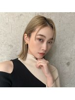 サンド 大阪梅田(sand)&nbsp;＠hitoshi__sandレイヤーカット/オリーブベージュ/大阪梅田