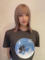 ルーム(Loom.)&nbsp;ハイトーンボブぱっつん前髪ボブミニボブ切りっぱなしボブ