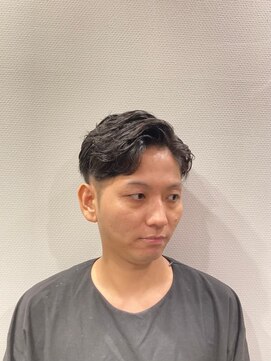 銀座マツナガ 神田店 オールラウンダー王道ツーブロックニュアンスパーマ