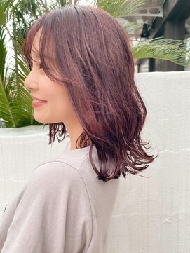 ロウバイレボ 柏(lou by revo) ミディアム/韓国風/レイヤーカット/顔回りカット/柏駅