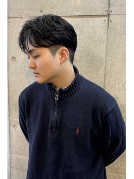 ファム(FAM) シースルーマッシュ　ショート　センターパート　代官山　中目黒