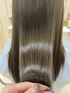 アッシュ 北千住店(Ash) 【髪質改善カラー】オリーブベージュカラー