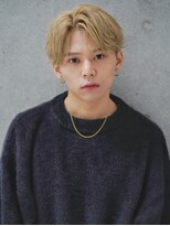 アンサー 渋谷(ANSWER)&nbsp;センターパートニュアンスパーマナチュラル縮毛矯正毛流れ韓国