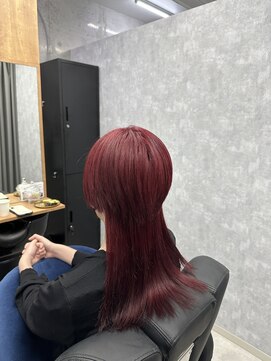 ピークス 西川口東口(PEQSS) 透明感×ツヤのある赤カラー【西川口 ダブルカラー】