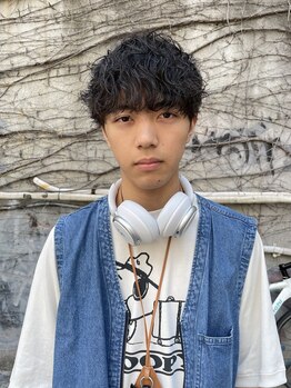 ヘアーシグネチャー(Hair Signature)の写真/《marbb取扱い》メンズカット＋パーマ¥11000◇トレンドを抑えながら印象UP！