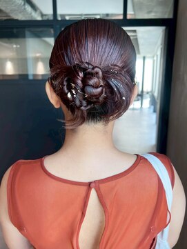 アルバム 銀座(ALBUM GINZA) おくれ毛ロング暗めカラー韓国ヘア顔周りレイヤー_ba565022