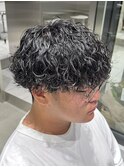 天神メンズパーマツイストスパイラルパーマ波巻きパーマツイスパ