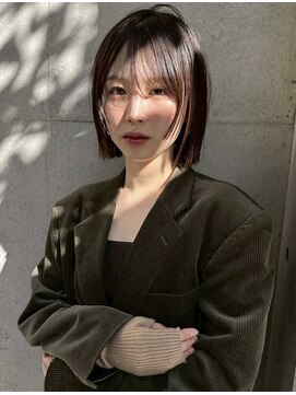 サンドパールス 仙台店(sand PALCE) 髪質改善/大人ガーリー/似合わせカット/ショートボブ/前髪/仙台