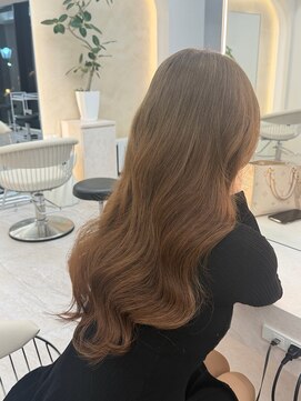 フィーネ(Fi-Ne) 大人可愛いワンホンヘア/プルエクステブラウンミルクティー