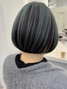 グーフィートーキョー 銀座(Goofy Tokyo) 【渋谷トモヒロ】大人アウターカラー/モスグリーン/ボブ/1