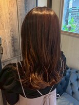 ナフィ バイ エイム 町田店(Nafie by eim) フェミニンヘア/ショコラピンク/美髪ロングウェーブ/韓国風ヘア