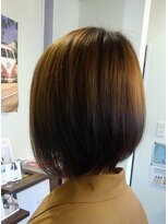 エソラ(esola)&nbsp;☆艶感ブラウン前下がりボブ[esola]