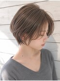 【白髪染めVIVO】ショートヘア　小顔