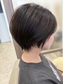 フランヘア 新宮店(Flan hair) 耳後ろスッキリのショートボブスタイルです。