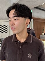 ハイプ マン 藤沢(HYPE MAN)&nbsp;フェザーパーマ毛流れパーマセンターパートニュアンス藤沢