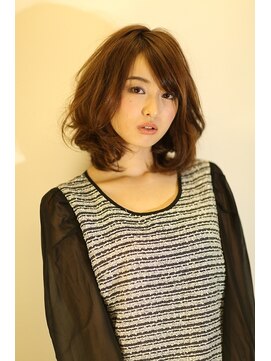 アース 加古川店(HAIR&MAKE EARTH) コテ巻風ゆるふわデジタルパーマ【EARTH加古川店】