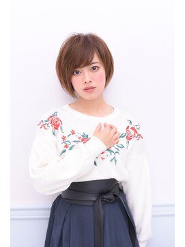 リノ ヘアー デザイン 河原町三条(Lino Hair Design) 小顔ショートボブ【河原町三条 リノヘアーデザイン】