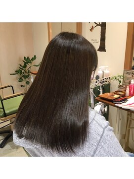 ナノハナ 鹿沼で唯一本格ヘッドスパが出来る美容室　サラサラストレート