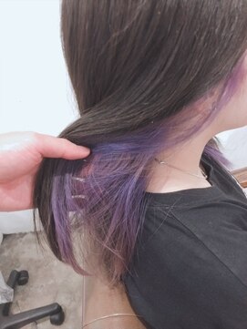 ワンズ ビューティー(ONE'S beauty) 人気のインナーカラー/パープルカラー♪