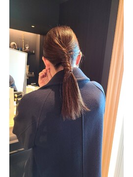 ブロック ジャポン(bloc japon) モードポニーテールアレンジ