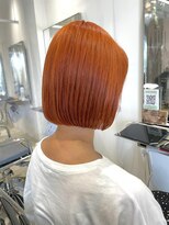 フィグバイアルテフィーチェ(fig by artefice)&nbsp;オレンジカラー×ナチュラルボブ