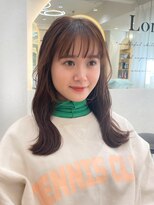 ロンドプランタン 恵比寿(Lond Printemps) くびれセミロング レイヤーカット 華やかベージュカラー