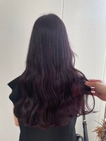 ガリカ シーム(Gallica/SEAM)&nbsp;【桑原雪音】韓国風暗髪ピンクバイオレット/ブリーチなし<原宿>