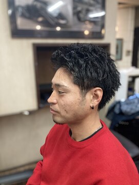 コダマ 大泉学園店(KODAMA) 刈り上げないショートヘア、無造作ピンパーマ、楽セット、ラフに