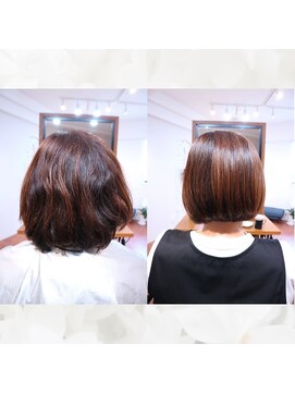 リコス(Ricos) 縮毛矯正のビフォーアフター