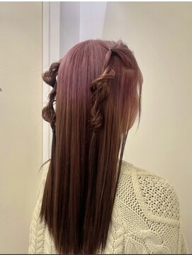 ゼスト パーク(ZEST PARK) ピンク×ブラウンのルーツカラー