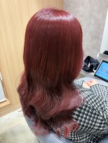ユーフォリア 新宿通り(Euphoria) 韓国アイドル風ワインレッドカラー/ブリーチなしダブルカラー