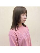 インサイドアウト(IN SIDE OUT+) ミディアムウルフ / オリーブブラウン【IN SIDE OUT＋】