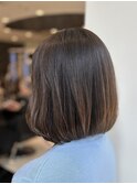 【50代からの上品ボブ】air銀座タワー　藤本麻衣